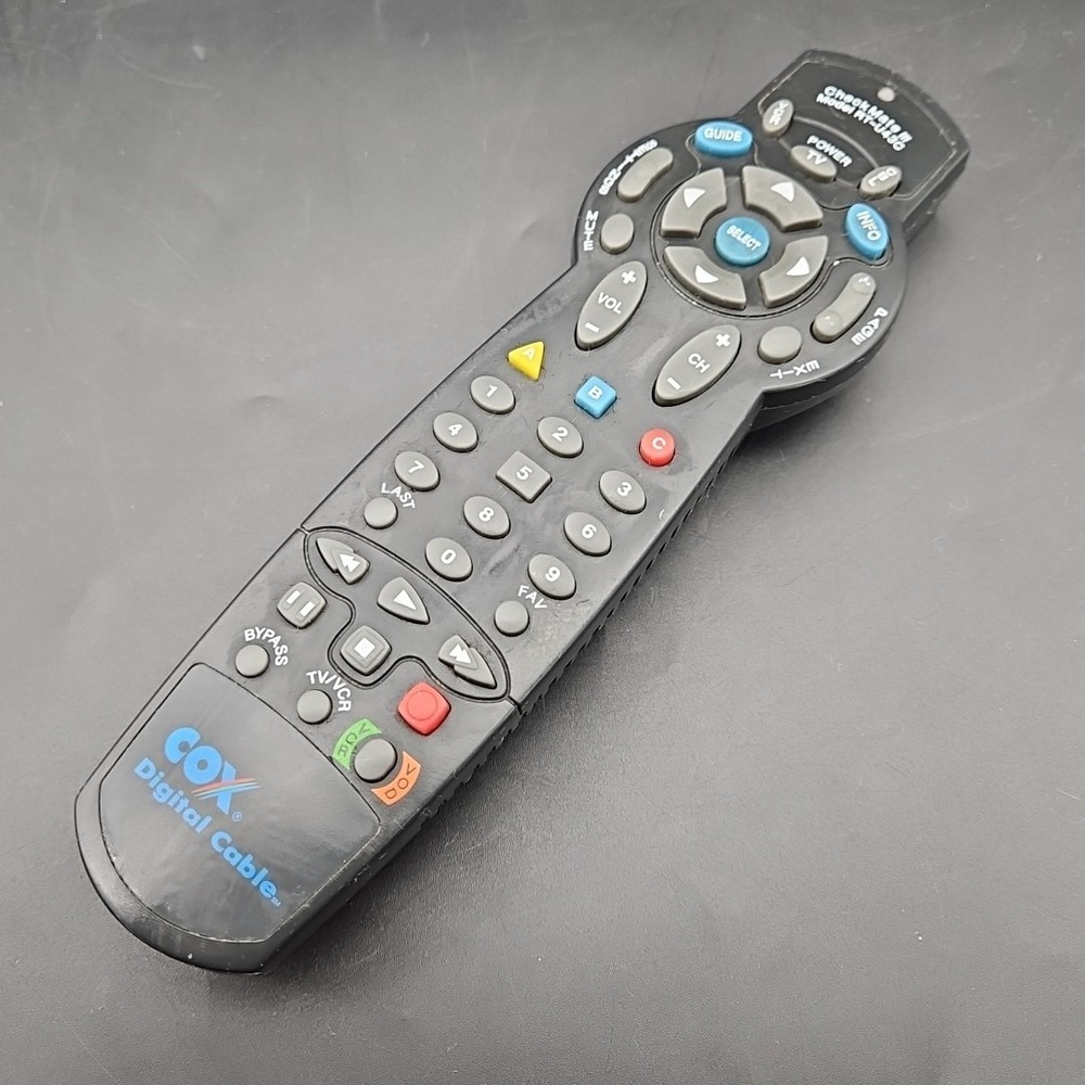 Cox Communications Remote Control OEM Checkmate III ModelRT-U43C RT-U43C-3